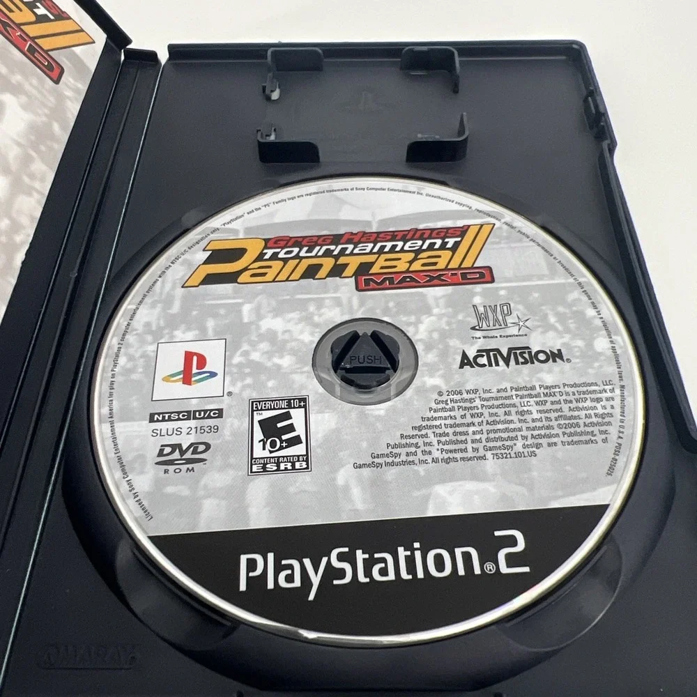 Greg Hastings' Tournament Paintball Max'd (Sony PlayStation 2, 2006) PS2 CIB
